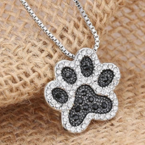 Dog Paw Pendant Necklace