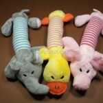 3 animal set dog toys